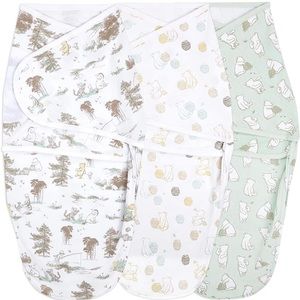 THREE PACK aden + anais Winnie the Pooh - Newborn Wearable Swaddle Sleep Sack